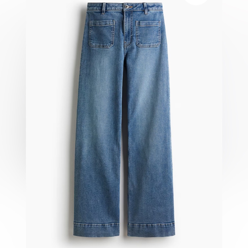 H&M Blue Flare & Wide Leg Jeans